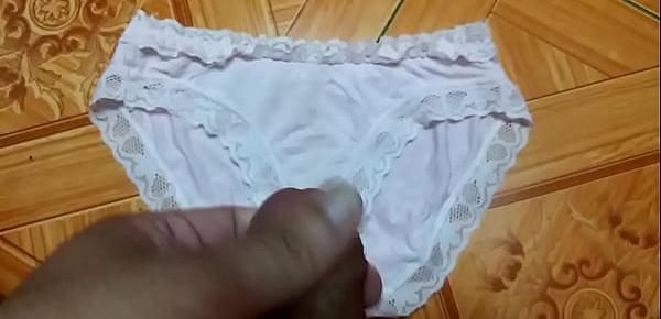  Sịp hồng hồng đáng yêu | Cum on panties compilation the best!